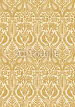 Naklejki Vector seamless floral damask pattern vintage abstract backgroun