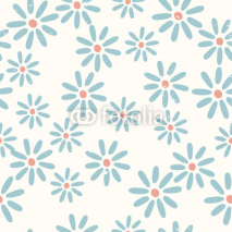 Naklejki seamless flower pattern