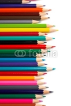 Naklejki assortment of coloured pencils