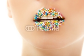 Obrazy i plakaty woman lips cute sweet candy