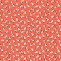 Naklejki Seamless red abstract pattern