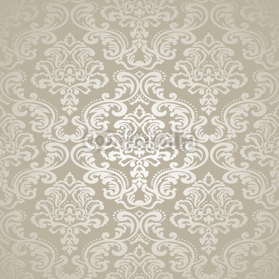 Seamless Pattern Background.Damask Wallpaper.