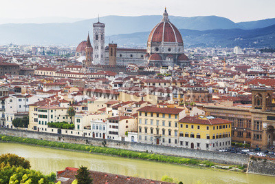 Cityscape panorama of Florence
