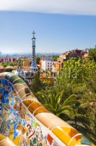 Fototapety Gaudì's Parc Guell in Barcelona