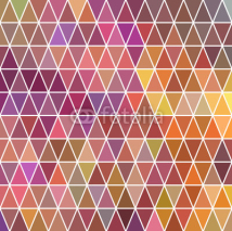 Naklejki Retro pattern of geometric shapes. Colorful mosaic banner. Geome