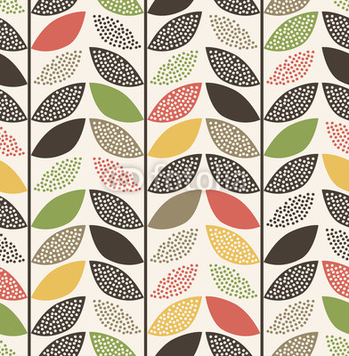 seamless leaf pattern background
