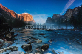 Obrazy i plakaty Sunset at Valley View, Yosemite National Park
