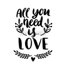 Naklejki All you need is LOVE