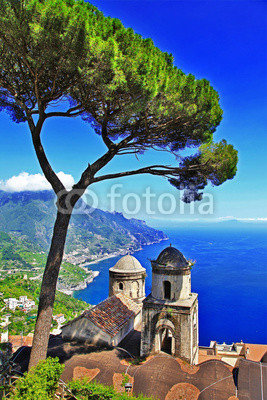 beautiful Amalfi coast, Ravelo village. Italy