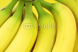 Naklejki Close up image of ripe bananas