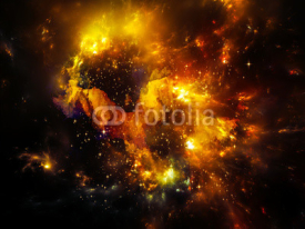Naklejki Depth of Nebula
