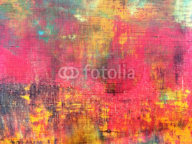 Naklejki abstract colorful hand painted canvas texture background