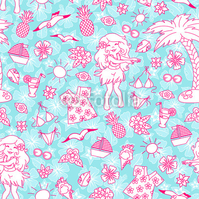 trapocal doodle pattern