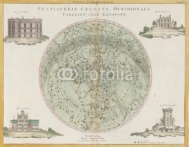 Vintage stellar map