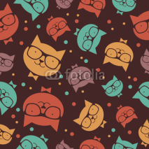 Naklejki Pattern Cats
