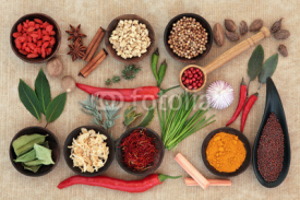 Fototapety Culinary Herbs and Spices