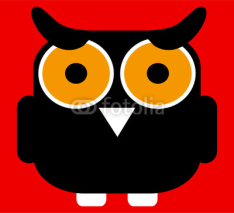 Naklejki Funny owl
