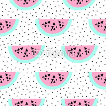 Fototapety Seamless Watermelon Pattern