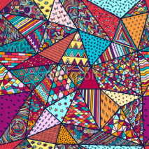 Naklejki seamless texture with triangles