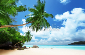 Fototapety beach on Mahe island in Seychelles