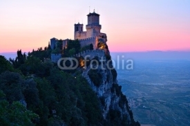 Naklejki San Marino castle