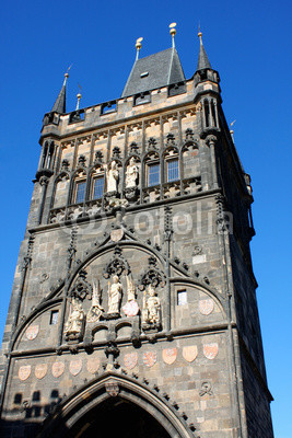 The Charles bridge is located in Prague, Czech Republic.