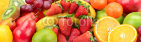 Naklejki collection fresh fruits
