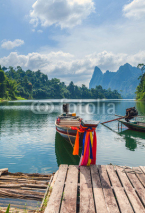 Fototapety Cheo Lan Lake in the Thai Reserve