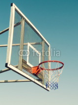 Naklejki Vintage Basketball Goal