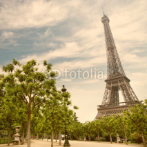 Naklejki Eiffel tower in Paris, France