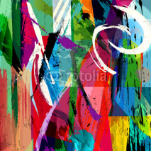 Fototapety abstract background composition, with paint strokes, splashes an