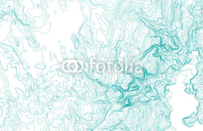 Imaginary topographic map, background concept