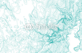 Fototapety Imaginary topographic map, background concept