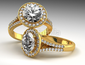 Fototapety Two Diamond Rings