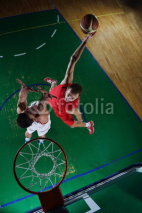 Naklejki basketball player in action