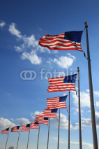 Fototapety American flags