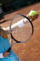 Naklejki Playing tennis