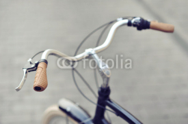 Fototapety Vintage bike handlebar