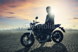 Fototapety Motorbike Driver