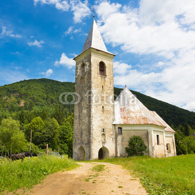Church in Srednja vas near Semic, Slovenia.