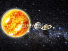 Naklejki Solar system