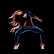 Fototapety Female hip hop dancer