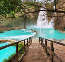 Fototapety Waterfall in Mexico