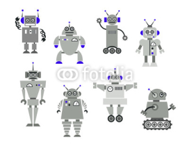 Naklejki Robot toys
