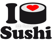 Naklejki I Love Sushi