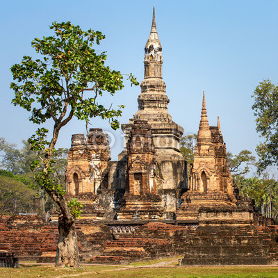 Wat Mahathat temple, Sukhothai Historical Park, Thailand