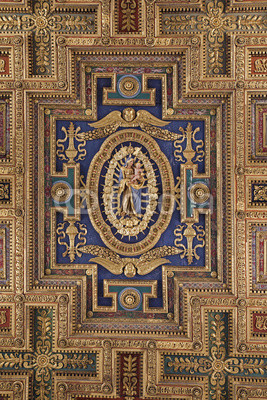 Rome - roof of church Santa Maria Aracoeli
