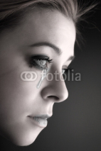 Fototapety beauty girl cry