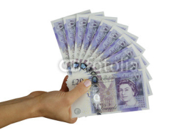 Naklejki UK money british pounds
