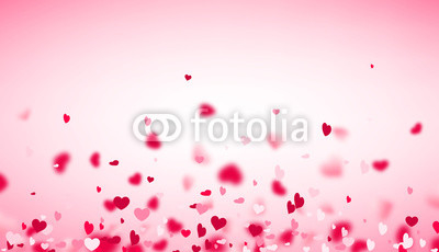 Love valentine's background with hearts.